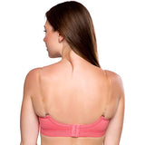 Trylo Alpa Strapless 38 Coral E - Cup,CORAL,38,B0B15K8CJD