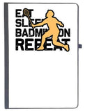 Udnag Ruled Notebook Diary Badminton | Eat Copy 2, [A5 80Pages 80Gsm]