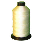 Bonded Nylon Sewing Thread Size #138 T135 1250yds for Outdoor Upholstery (raw White)