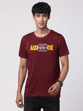 Adro Men'S Graphic Printed 100% Cotton T-Shirt - Regular Fit, Printed T-Shirts For Men (Rn24-Spt-Mr_Maroon_M)