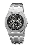 Tick Tryst Stylish Gyro Sports Analogue Men'S Wrist Watch With 360 Degree Rotating Dial (Silver, Stainless Steel)