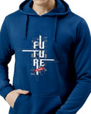 ADRO Hoodies for Men 320 GSM Soft Cotton Hoodie Fabric Long Lasting Printed Hoodies for Winter | Mens Hoodies | Sweatshirt for Men|H24-FTR-RB-XL Royal Blue,Royal Blue