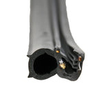 AP Products 018-088-BB Single Bulb Seal with Slide-On Clip - Black, 1 x 3/4 x 28
