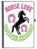 Udnag Ruled Notebook Diary Horse | Horse Love, [A5 80Pages 80Gsm]