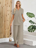 Toplot Casual Wear Pant Top Set || Fancy Co-Ord Set ||Coord Sets For Women (Pop-Coord-5250-Cream-M),Cream,,B0F1YN438N