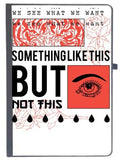 Udnag Ruled Notebook Diary Tiger Eyes And Human Eye, [A5 80Pages 80Gsm]