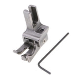 ATORSE 2xDual Compensating Raising Foot for Sewing Machine Silver Steel Size 1