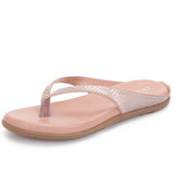 Ortho Joy Fancy Doctor Slippers || Comfortable Flat Sandals For Women Stylish,Light Pink,4,B0B6BPX9X5