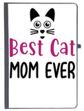 Udnag Ruled Notebook Diary Mom | Best Cat, [A5 80Pages 80Gsm]