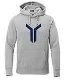 Adro Men'S Cotton Neck Hooded Sweatshirt (H22-M-Lnn-Gr_Grey_L)