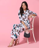 Toplot Co-Ord Set For Women (Collar-Pair-5134-White-L),White,,B0CPV7NGF1