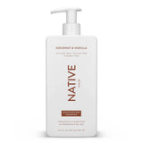 Native Coconut & Vanilla Moisturizing Vegan Shampoo Clean Sulfate Paraben And Silicone Free - 16.5 Fl Oz -Like New