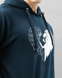 Adro Men'S Cotton Neck Hooded Sweatshirt (H24-Devi-Sb-2Xl_Teal)