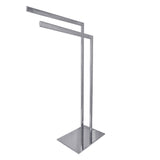 Kingston Brass SCC3091 Edenscape Pedestal Dual Towel Rack, Polished Chrome