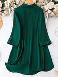 Leriya Fashion Rayon Women Above The Knee Western Dress (Lf-Wd1099&Wd1143_Green&Orange,Green&OrangeApparel,M