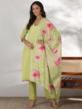 Libas Women'S Pure Cotton Kurta Set (48830_Green