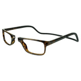 Clic Magnetic Reading Glasses for Men or Women, Soft Foldable Band, Computer Readers, Nashi (S-XL, Tortoise, 1.00 Magnification)