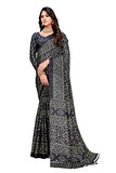 Lymio Amazon Brand - Myx Saree For Women (Wow-Black)
