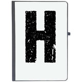 Udnag Ruled Notebook Diary Alphabet | H, [A5 80Pages 80Gsm]