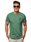 Adro T-Shirts For Menchest Printed T-Shirt For Mencotton Tshirt For Men|Rn24-Stick-Kk-Pt-L Pista