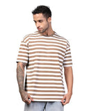 Leriya Fashion Mens T-Shirt | T Shirt For Men| Oversized T Shirt For Men| Loose Fit T Shirt For Men (Xx-Large, Light Orange)