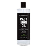 Caron & Doucet - Cast Iron Seasoning & Cleaning Oil | 100% Plant-Based & Food Grade! | Best for Seasoning, Restoring, Curing and