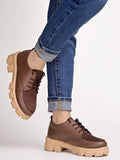 Shoetopia Women'S Wedge Heel Casual Shoes Brown,Brown,5,B0CSN8RPWM
