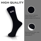 Xjarvis Texas Mens Formal Crew Socks For Office Business School Uniform & Work Use | Cotton Rich Odour-Free Breathable Calf-Length Socks For Men |Pack Of 3 (Grey),Grey,,B0CQK61TGF