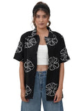 Leriya Fashion Regular Fit Women Western Shirt (Lf-Dp-W-Ms6218_Black,BlackApparel,L
