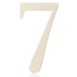 Large Wooden Numbers 12 Inch Paintable Wood Number 7 for Wall Decor, 1/5 Inch Thick Wooden Number Shape Cutouts for DIY Crafts P