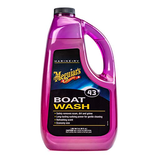 Meguiars M4364 Marine/Rv Boat Wash, 64 Fluid Ounces, Purple, 3.2 X 10.2 X 5.4 Inches