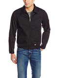 Dickies Mens Unlined Eisenhower Jacket, Black, Extra Large, Black