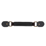 Ecomistiq Leather Pull Handle Luggage Suitcase Strap Replacement Black| Handbag Accessories| Womens Handbags & Bags |Clothing Sh