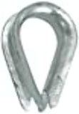 Whitecap S-4085, Wire Rope Thimble For 1/2 Rope, Stainless Steel