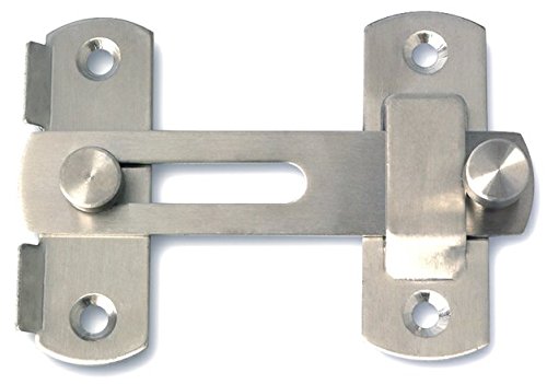 Alise Flip Latch Gate Latches Safety Door Lock For Barn Wood Fence Sliding French Doors,Stainless Steel Gate Hardware,Ms9001 Bru