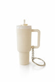 Cute Mini Tumbler Keychain for Girls & Kids | Coffee Cup Charm 1 Pc