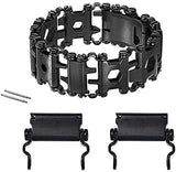 SINGEAR Stainless Multitools Bracelet for Men, Transform into Watch Band, 29 in 1 Survival Hiking Camping Travel Friendly Multit