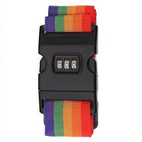Kshavi Luggage Straps Suitcase Belts With Buckle, Combination Lock, Adjustable Travel Packing Accessories, Suitcase Belts Multi 