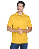 Harriton Mens 4 oz. Polytech Polo 2XL GOLD