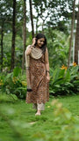 Gosriki Women'S Rayon Blend Straight Printed Kurta With Pant & Dupatta (Nayaghat Mustard-Gs_Xl_Mustard_X-Large),Mustard,,B0DD7692G2