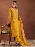 Libas Women'S Silk Blend Kurta Set (49328 Mustard S