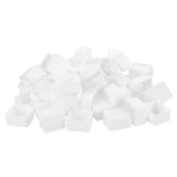 ARTSEWPLY 50pcs Watercolor Paint Empty Half Pans for Watercolor Paint Plastic DIY Palette