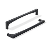 khtumeware 2 Pack Solid Handles 10-Inch(256mm) Matte Black Cabinet Pulls,Heavy Duty for Kitchen Cabinets, Cupboards, Drawers and