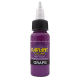 Radiant Colors Tattoo Ink Professional Tattooing Inks Fluid Vegan Pigments 1/2 oz Half Ounce Grape