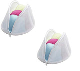 Praxon Waterproof & Dryer Protection Double Layer Bra Laundry Bag Mesh Bra Underwear Washing Laundry Bag Clothes Protector B