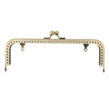 Ecomistiq Squared Clutch Purse Frame Kiss Clasp Lock Handle Diy Bag Accessories 18.5Cm| Handbag Accessories| Womens Handbags & B