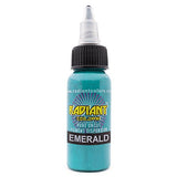 Radiant Colors Tattoo Ink Professional Tattooing Inks Fluid Vegan Pigments 1/2 oz Half Ounce Emerald Green