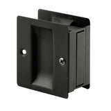 PrimeLine N 7318 Pocket Door Handle and Pull, 21/2 In. L X 13/8 In. W X 23/4 In. D, Solid, Classic Bronze Plated (Single Pac