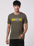 Adro Men'S Graphic Printed 100% Cotton T-Shirt - Regular Fit, Printed T-Shirts For Men (Rn24-Spt-Ol_Olive_2Xl)