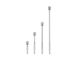 TEKTON 3/8 Inch Drive Non-Quick-Release Ratchet Set, 4-Piece (4-1/2, 8, 12, 18 in.) | SRH91007